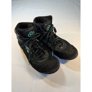 RUDIS Kyle Snyder Infinity Black and Teal Wrestling Shoes Size 10
